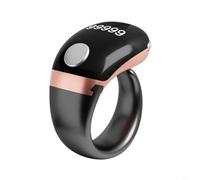 HEIBTENY Contador de anillos inteligente con pantalla LCD, contador digital electrónico con carga tipo C, contador de dedos de bloqueo automático para meditación deportiva, ajuste ajustable verde