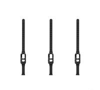 HEIBTENY Correas expandibles para DJI para accesorios de cámara Osmo, diseño flexible de silicona de ajuste seguro, tamaño compacto de 10 x 6 x 2 cm, color negro para una mayor estabilidad (3 piezas)