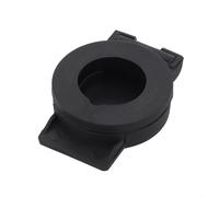 HEIBTENY Cubierta de bloqueo de ruedas de repuesto para parachoques trasero para Ford F-150 2004-2014, tapa protectora ABS negra directa, reemplaza OEM 4L3Z15402A36AA Accesorios exteriores para