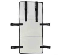 HEIBTENY Cubierta de escalera para litera infantil con bloqueo de doble capa, protector de seguridad anticaídas para camas altas y bajas, funda de protección suave gruesa, gris, 78 x 38 x 3,5 cm