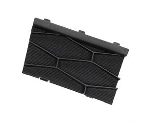 HEIBTENY Cubierta de gancho de remolque para parachoques delantero derecho para Mazda para CX-9 2010-2012 negro ABS Remolque tapa de repuesto OE TE69-50-A11A pieza de moldeo exterior de ajuste directo