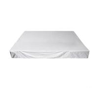 HEIBTENY Cubierta de spa aislada de tela Oxford 210D, protección térmica para suciedad, sol, granizo con casilleros en D, diseño de puerta fácil de instalar, plateado, 200 x 200 x 85 cm, (220 x 220 x