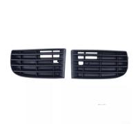 HEIBTENY Cubierta protectora de rejilla de parachoques delantero para MK5 2005-2009, soporte de marco de luz antiniebla de plástico negro, reemplazo directo OE 1K0853665 1K0853666, paquete de 2