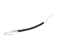 HEIBTENY Cuerda elástica de choque de pesca submarina con bozal de clip giratorio a presión, línea de goma de látex resistente para SPECTRA Pigtail antienredos para buceo y pesca (B)
