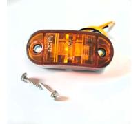 HEIBTENY de Posición LED Roja 12V-24V de Posición LED Roja 12V-24V | , 12-24V, IP68 impermeable, plástico AS , uso para en camiones y remolques(Red)