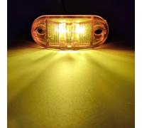 HEIBTENY de Posición LED Roja 12V-24V de Posición LED Roja 12V-24V | , 12-24V, IP68 impermeable, plástico AS , uso para en camiones y remolques(White)