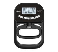 HEIBTENY Dinamómetro electrónico de mano recargable, entrenador de fuerza de agarre de 01 kg, precisión máxima de 120 kg, pantalla LCD, carga USB para gimnasio, deportes, escalada en roca, fitness en