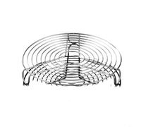 HEIBTENY Estante de vapor de acero inoxidable, con patas cortas, multifuncional, inserto de olla y rejilla de enfriamiento, para olla a presión, sartén, bollos al vapor, huevos, verduras (22 cm)