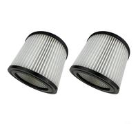 HEIBTENY Filtro de vacío plisado lavable DXVC4001 compatible con modelos de 4 a 5 galones en seco y húmedo DXV04T DXV05P DXV05S DXV08S DXV06G, cartucho de repuesto (2 piezas)