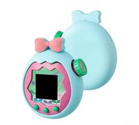 HEIBTENY Funda de silicona a prueba de caídas para Tamagotchi Paradise, funda protectora resistente a los golpes para máquina de juego virtual de mascotas, soporte portátil anticaídas (azul)