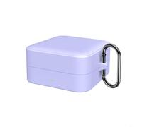 HEIBTENY Funda de silicona para auriculares Timekettle W4 Pro: funda protectora suave con agarre ergonómico para deportes, gimnasio, viajes y viajes diarios: antiarañazos (morado)