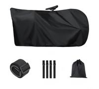 HEIBTENY Funda plegable para bicicleta de 16 a 22 pulgadas, tela Oxford impermeable a prueba de polvo con correa para el hombro y hebillas ajustables para viajes y protección de almacenamiento al aire