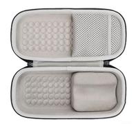 HEIBTENY Funda protectora de almacenamiento para micrófonos JBL KMC650, compacta 23,5 x 9 x 8 cm, bolsa de viaje con acolchado interior, funda de transporte portátil negra