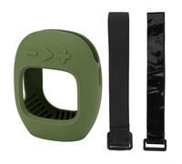 HEIBTENY Funda protectora de silicona para altavoz JBL Clip 5, diseños portátiles ligeros con ajuste preciso, protección contra arañazos y golpes, fácil acceso a botones y puertos (verde)