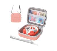 HEIBTENY Funda rígida de viaje para Yoto para mini edición 2024 con protección rígida de EVA y correa de hombro ajustable, almacena altavoz, auriculares y hasta 120 tarjetas de audiolibro, portátil