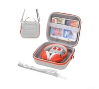 HEIBTENY Funda rígida de viaje para Yoto para mini edición 2024 con protección rígida de EVA y correa de hombro ajustable, almacena altavoz, auriculares y hasta 120 tarjetas de audiolibro, portátil