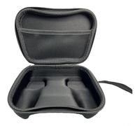 HEIBTENY Funda rígida para controlador inalámbrico, bolsa de almacenamiento protectora de EVA compatible con Sony para PS5, funda de transporte de viaje negra con forro interior suave