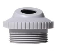 HEIBTENY Giratorio Piscina Eyeball Jet Fitting SP1419D Apoyando Aplicaciones de Terapia de Agua a través de Dirección de Flujo Ajustable (Gris)