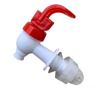 HEIBTENY Grifo de botella de vino de plástico de 17 mm, grifo dispensador rojo y blanco para tarro de tanque de agua, para fácil instalación, interruptor de válvula de bebidas para uso en exteriores
