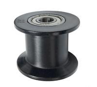 HEIBTENY Guía de la máquina de remo polea de rueda de 448 mm de diámetro, pieza de repuesto de rodamiento de plástico para modelo D E, equipo de fitness compatible suave, bajo ruido, fácil de instalar