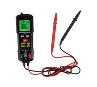 HEIBTENY HT93 Multímetro digital inteligente Rango automático True RMS NCV Detección Probador de cable vivo con linterna LED Retroiluminación Pantalla LCD para mantenimiento eléctrico CAT III 600V