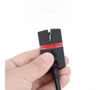 HEIBTENY Indicador de mordida regulable con LED de 4 colores y alarma fuerte, montaje basculante de flash ajustable para pesca de carpa, sensor de detección de mordedura nocturna, negro