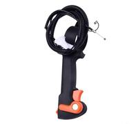 HEIBTENY Interruptor de control del acelerador Mango de cable para BR420 BR380 BR340 SR420 Piezas de soplador de hojas Montaje de metal de plástico Reemplazo directo Fácil instalación para jardín
