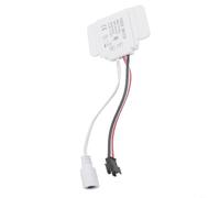 HEIBTENY Interruptor de sensor táctil CC 12 V 5 A 60 W, para luz de espejo LED, control inteligente de atenuación de un solo botón, para vidrio acrílico interruptor táctil impermeable, para baño de