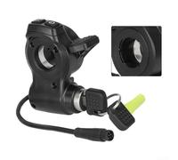 HEIBTENY Interruptor del acelerador con bloqueo para Kukirin para scooter eléctrico G2Master, conjunto de manillar de control de potencia, sistema de retención de seguridad, material ABS, negro, para