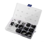 HEIBTENY Juego de 170 sellos de goma para buceo, juego de reparación de anillos para regulador de manguera de válvula de tanque, compatible con Nitrox, varios tamaños de 3 a 214 pulgadas, caja de