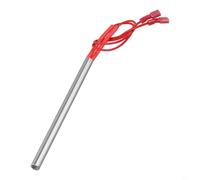 HEIBTENY Juego de 2 encendedores de estufa de pellets, para estufas Nemaxx P6 P9 P12 de 230 V 300 W, barra de calefacción de acero inoxidable de 9,5 x 150 mm, elemento brillante con cable de 190 mm