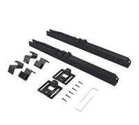 HEIBTENY Juego de 2 mecanismos de cierre suave para puertas corredizas de granero, puertas correderas sin agujeros, amortiguador de resorte, para peso de puerta de 88-132 libras, kits de