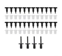 HEIBTENY Juego de 52 clips de sujeción para puerta interior compatible con Land for Rover para Defender 1993-2006, kit de retención de repuesto directo que incluye MXC1800 MWC3136