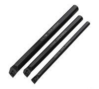 HEIBTENY Juego de barras de perforación de acero de 3 piezas S07K/S10K/S12M con 10 piezas de inserto de carburo CCMT0602, soportes de herramientas de torneado de torno derecho de 95 grados para
