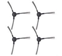 HEIBTENY Juego de cepillos laterales de repuesto para Cecotec para Conga 999 y para robot aspirador X-Treme, construcción de ABS y nailon para un borde eficaz fácil de instalar (4 piezas)