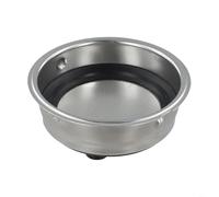HEIBTENY Juego de cesta de filtro de acero inoxidable de 51 mm para Morphy Richards para DERLLA Dolim, portafiltro de espresso de un solo disparo robusto con junta de goma y (individual)