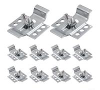 HEIBTENY Juego de clips para fregadero, soportes para encimeras de baño y cocina, 10 clips de fregadero, adaptaciones resistentes al óxido y a la putrefacción