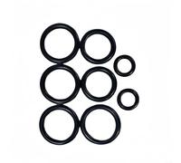 HEIBTENY Juego de juntas de kit de reparación de evaporador compatible con Land For Rover para Range para Rover Sport reemplaza LR036380 Paquete de sellado negro de 8 piezas para sistema de