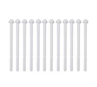 HEIBTENY Juego de varillas de descarga 240.074.00.1 para Geberit para cisterna de inodoro con botón pulsador, ABS blanco, piezas de repuesto de barra de mango de panel de cisterna oculta (16 piezas)