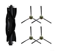 HEIBTENY Kit de cepillo principal y cepillos laterales compatible con Lefant U180 M1 LS1 N3 y para robot aspirador OKP K8 para mantener suelos limpios e higiénicos