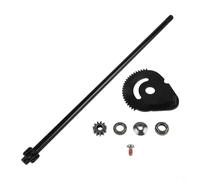 HEIBTENY Kit de eje de barra de dirección y engranaje 738-0919B con bujes 617-04094 compatible con Craftsman para piezas de cortacésped Troy, reemplazo directo, fácil de instalar