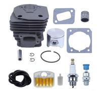 HEIBTENY Kit de pistón de cilindro de 45 mm para motosierra Hus 353 351 350 346 346XP 345 340, para un rendimiento de corte mejorado y una eficiencia óptima de combustible pieza de repuesto 503283208