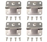 HEIBTENY Kit de repuesto de bisagra de acero inoxidable para Coleman, bisagras resistentes de 2 x 2 pulgadas con tornillos, compatible con los modelos 5226, 5227B, 5235, 5236, paquete de 4