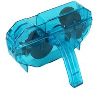 HEIBTENY Limpiador de cadena de bicicleta con cepillos giratorios, herramienta de mantenimiento de bicicleta transparente, para ciclismo de carretera MTB, dispositivo de limpieza profunda, para