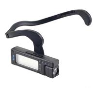 HEIBTENY Linterna frontal LED recargable con control de sensor de movimiento y accesorio magnético, batería de 1500 mAh, fuentes de luz duales con modos de brillo ajustables para pesca (A)