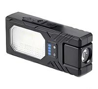 HEIBTENY Linterna frontal LED recargable con control de sensor de movimiento y accesorio magnético, batería de 1500 mAh, fuentes de luz duales con modos de brillo ajustables para pesca (D)