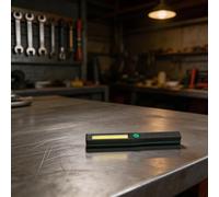 HEIBTENY Linterna LED COB Luz de trabajo magnética flexible 3W Super brillante lámpara de inspección 2 modos IPX4 resistente al agua para camping senderismo reparación de vehículos ABS antorcha