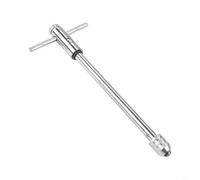 HEIBTENY Llave de trinquete ajustable para -M8, herramienta de mango en T de acero de alto carbono con mecanismo de bloqueo hacia adelante/atrás para enhebrar y trabajar en espacios reducidos (M3-8