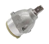 HEIBTENY Llave eléctrica Carcasa de cabeza de aluminio para Dayi 2106, cubierta de carcasa de repuesto de metal, accesorios de repuesto plateados con 104 mm de longitud y agujero de 47,5 mm/40 mm