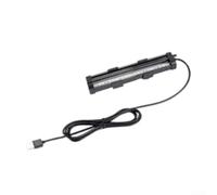 HEIBTENY Luz LED de burbujas de aire sumergible subacuática lámpara de tanque de peces con ventosa, tira de oxigenación de acuario que cambia de 7 colores, para decoración de paisaje, negro (18 cm)